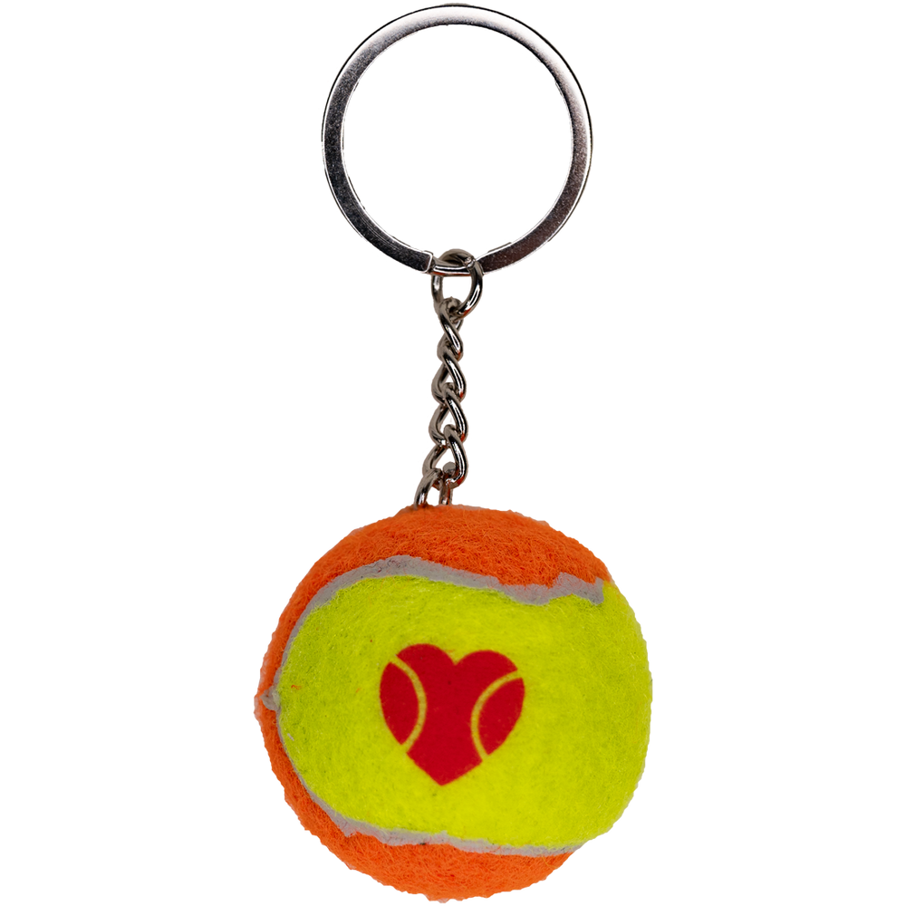 I ❤️ Beach Tennis Keychain