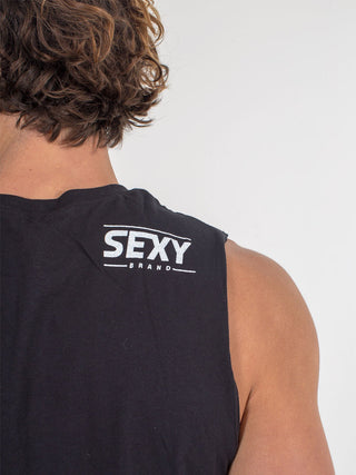 sexy brand mens sexy definition tank black back detail