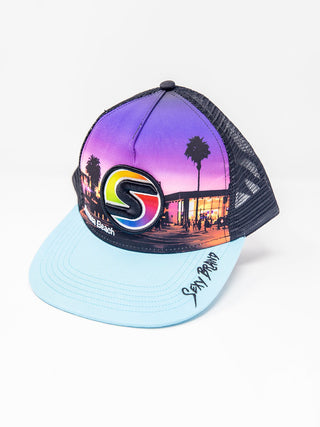 Hermosa Beach Hat Aqua