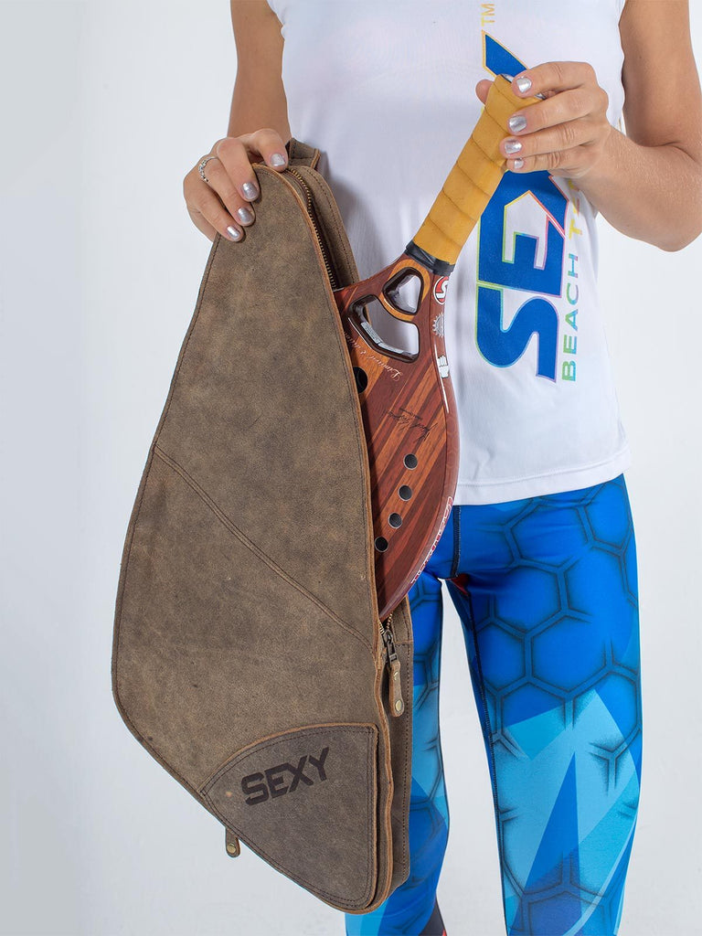 Leather Paddle Case Sexy Brand Beach Tennis
