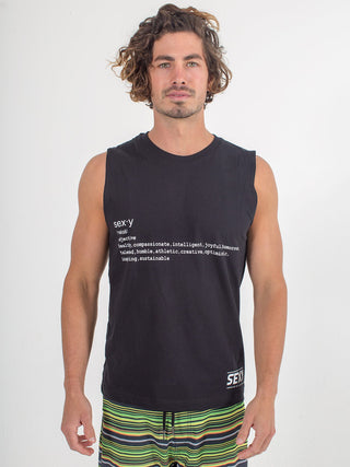 sexy brand mens sexy definition tank black