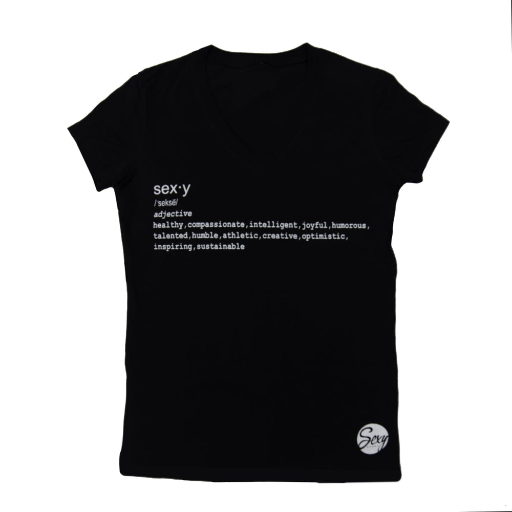 Women's Sexy Definition V-Neck Tee
