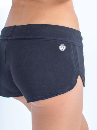 sexy brand womens softie shorts black back view